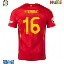 Španjolska Rodri Hernandez #16 Domaci Dres EP 2024 Kratak Rukav